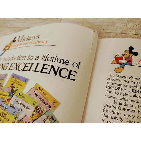 Mickey's Young Reader's Library - Vol. 19 Guide -‎ Vtg 1990 Disney - Picture 6 of 13